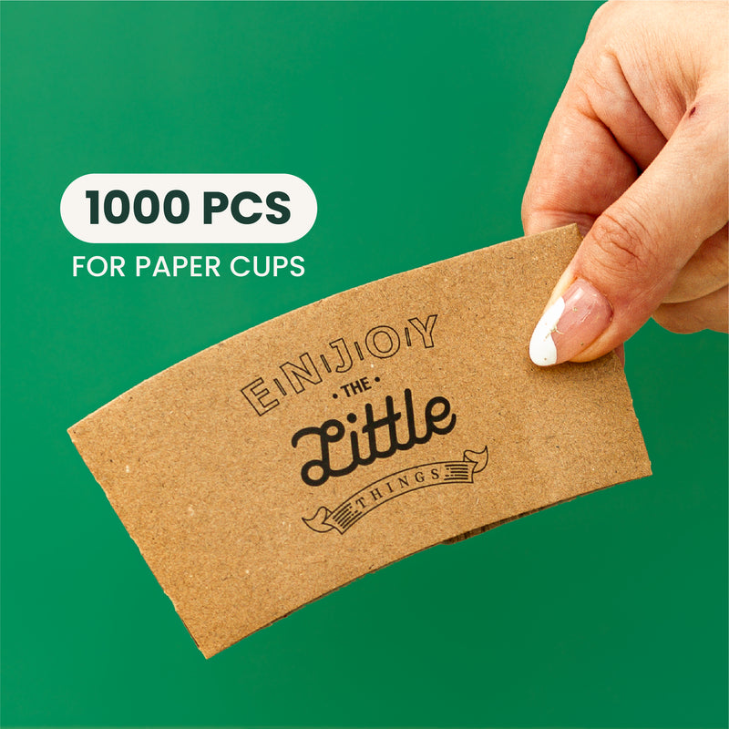 24-oz-plastic-cups_2x_65906327-1f27-4ea1-acfc-abddf2ac9032.jpg Kraft Sleeve for Paper Cups | Heat-Protective Coffee Cup Sleeve | 1000 pcs - Image 1