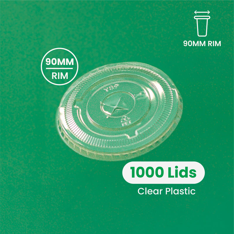 24-oz-plastic-cups_2x_9bd4358f-376a-4b47-a47c-098fc2aebb67.jpg 90mm | Flat Lid | Clear or Frosted | 1000 pcs - Image 1