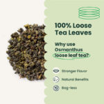 Osmanthus Oolong Tea Leaves | 1.1 LB - Image 4