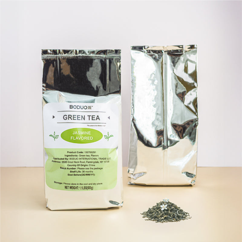 77-loose-leaf-jasmine-oolong-tea.jpg Jasmine Green Tea Leaves | 1.1 LB - Image 1