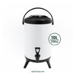 Stainless Steel Insulated Beverage Dispenser | Thermo Bucket | 10L | For Hot Drinks | 1pc