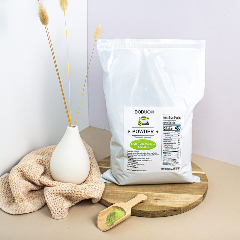 Signature-matcha-powder.jpg Matcha 3in1 Milk Tea Powder | 2.2 LB - Image 1