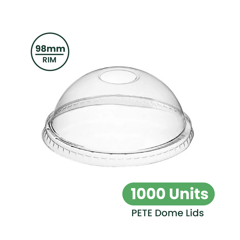 bubble-tea-supply_2x_bc744cc3-39ae-42fb-b03e-7002e356d0ca.png 98mm | PETE Ultra Clear Dome Lid with Die-Cut Hole | for PET Cups | 1000 pcs - Image 1