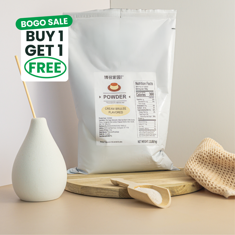 cream-brulee-powder-bogo-sale_2x_359aef37-d874-4234-a6d0-e5ab65394611.png Creme Brulee Milk Tea Powder | 2.2 LB - Image 1