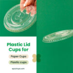 90mm | Flat Lid | Clear or Frosted | 1000 pcs - Image 6