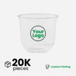 13oz | U-Shape | Clear | Soft PP Plastic Cold Cup | 95mm | 360ml | 1000 pcs - Image 11