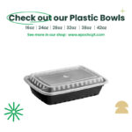 723 | 24oz PP Noodle Bowl | Black or White | 150 Sets - Image 4