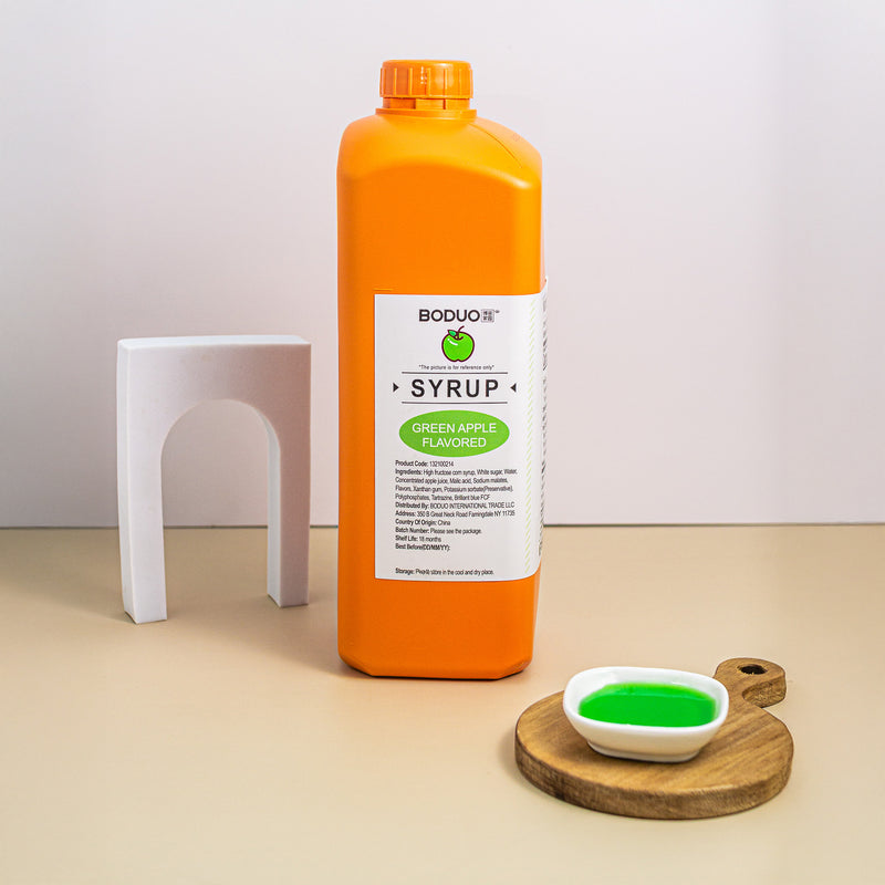 green-apple-syrup-for-boba.jpg Green Apple Concentrated Syrup | 2 L - Image 1