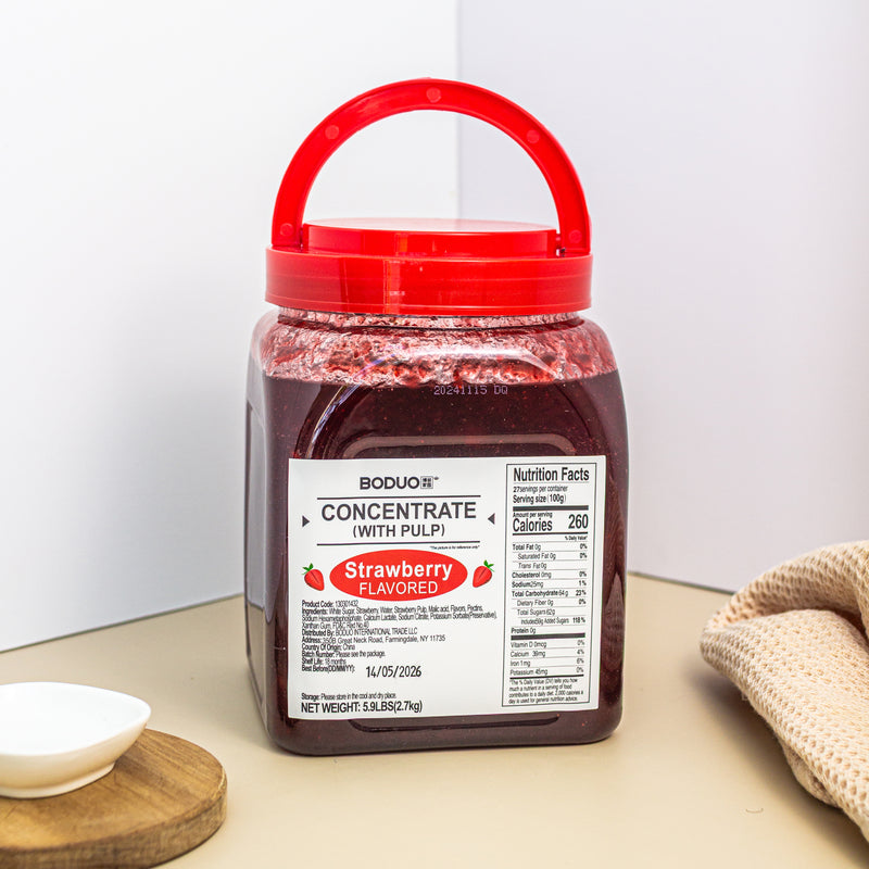 jam-strawberry.jpg Strawberry Fruit Jam | Smoothie Paste | 5.9 LB - Image 1