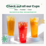 24oz | U Shape | Crystal Plastic Cup Hard | 90mm | 700 ml | 500 pcs - Image 11