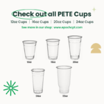 98mm | PETE Ultra Clear Flat Lid with Die-Cut Hole | for PET Cups | 1000 pcs - Image 8