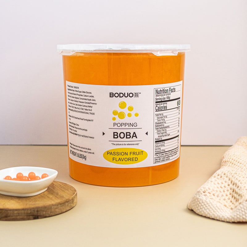 popping-boba-passion-fruit-1.jpg Passion Fruit Popping Boba | 6.6 LB - Image 1