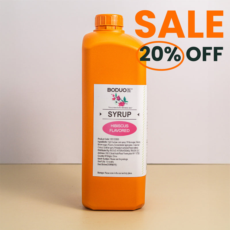 sale-syrup-hibiscuis.jpg Hibiscus Concentrated Syrup | 2 L - Image 1
