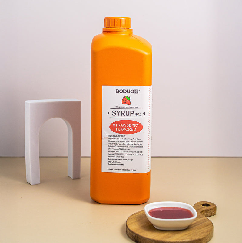 strawberry-syrup-for-boba.jpg Strawberry Concentrated Syrup | 2 L - Image 1